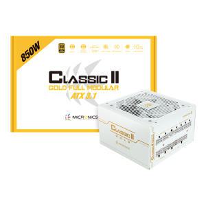 마이크로닉스 Classic II 850W 80PLUS GOLD 풀모듈러 ATX 3.1 (PCIE5.1) 화이트