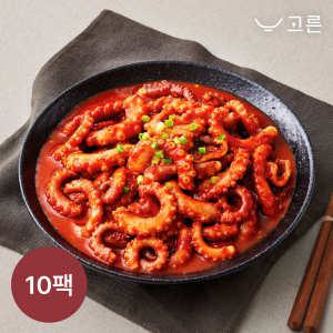 [고른] 매콤 낙지볶음 500g 10팩 (1팩, 2인분)