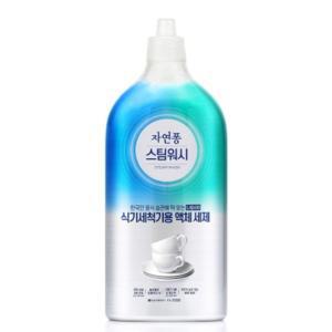 자연퐁 스팀워시 식기세척기용 액체 세제 1000ml 2개