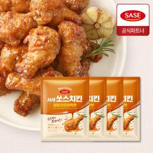 사세 쏘스치킨 윙봉 단짠갈릭맛 560g 4개