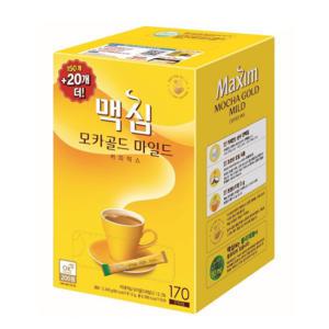 맥심 모카골드 마일드 커피믹스 스틱 170T x 6개