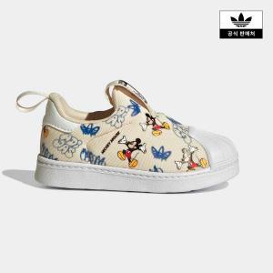 [아디다스키즈](대구신세계)[adidas kids] (120~160) 오리지널 x 디즈니 미키마우스 슈퍼스타 360 (IG68...