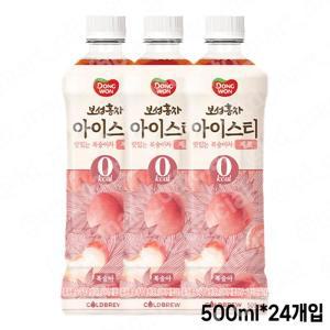 동원 보성홍차 아이스티 제로 복숭아맛 500ml 24개