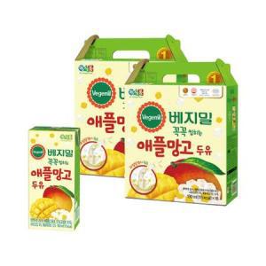 정식품 알갱이가 씹히는 베지밀 애플망고 190ml x 32팩_MC