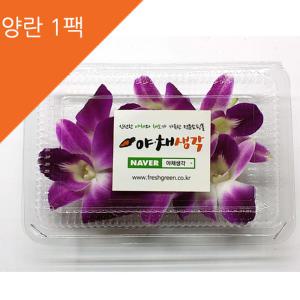 양란 1팩(5~6송이)/양난/난/장식용/회/한정식/가니쉬