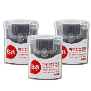 비앤비 까만 참숯 면봉 150P x 3통