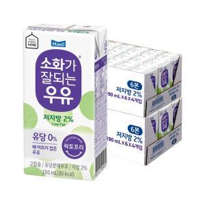 [매일][S]매일 소화가 잘되는 저지방 우유 190ml 48팩