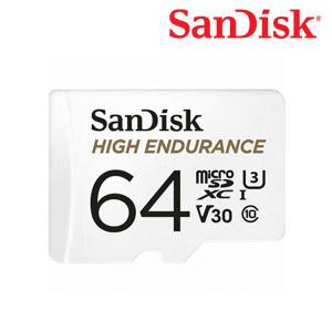 SANDISK 블랙박스용 micro SDXC CLASS10 64GB/MLC/아답터포함