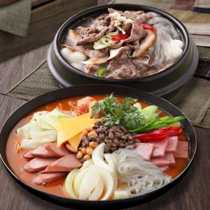 미스타셰프 부대찌개 600g 5팩 + 버섯뚝배기불고기 400g 5팩 /간편조리/즉석식품/즉석탕