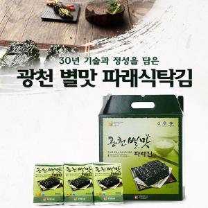 광천별맛 파래 식탁김 15g 15봉/재래 파래 식탁용김 도시락