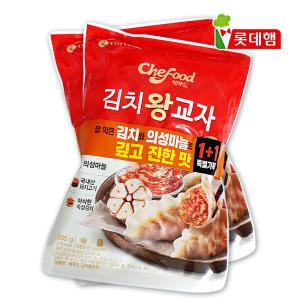 롯데푸드 쉐푸드 김치 왕교자 385g+385g