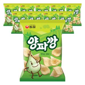 농심 양파깡, 83g, 10개