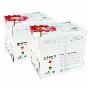 하이브라이트 A4용지 80g 1박스(2500매) A4 복사용지 복사지