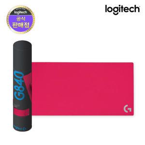 로지텍코리아 G840 XL 게이밍 마우스 장패드 핑크 (3mm)