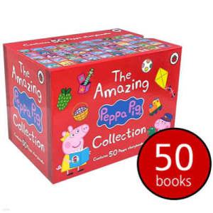 페파피그 원서 그림책 페이퍼백 50종 박스 세트 (레드) Amazing Peppa Pig Collection 50 Book Set - Red (Peppa Pig )