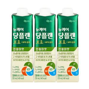 뉴케어 당플랜 프로 230ml x 24팩 (호두맛/인절미맛) 당뇨영양식 MPB설계