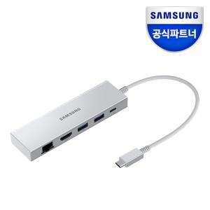 [삼성][정품] 삼성전자 멀티포트 어댑터 USB허브 C타입 LAN HDMI / EE-P5400