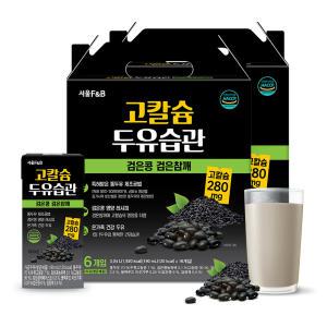 서울에프엔비 고칼슘 두유습관 검은콩 검은참깨 190ml x 32입