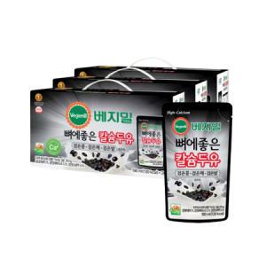 베지밀 검은콩＆깨＆쌀 두유파우치 190ml x 20 x 3박스 총60개 학교 어린이집 사무실음료