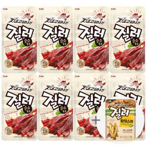 샘표 질러 순수육포, 30g, 8개 + 증정(황태스틱 스위트청양간장, 25g, 1개)