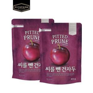 [리치팜너트]씨를뺀건자두 400g x 2봉