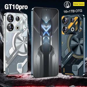 글로벌 VER GT10 프로 5G 스마트폰, 데카 코어 16GB + 1TB, 7.3 인치 스마트폰, NFC, 안드로이드 13 휴대폰