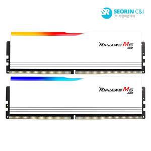 [지스킬][서린공식] G.SKILL DDR5-6000 CL30 RIPJAWS M5 RGB 화이트 패키지 (32GB(16Gx2))