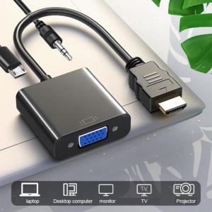 C타입 USB 어댑터 TF SD 메모리 카드 리더기 HD 1080P HDMI 호환 VGA 변환기 어댑터 맥북 호환 노트북 PC T