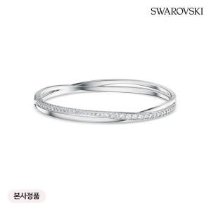 [본사정품/빠른배송] Twist Rows 뱅글 로듐 팔찌 M 5565210