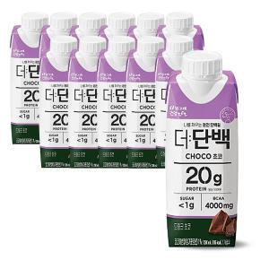 빙그레 더단백 드링크 초코 250ml x12개/ 단백질 음료