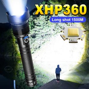 렌턴 슈퍼 고성능 XHP 360 매우 강력한 강력한 손전등 Led Usb 충전 Led Lanterna 핸드 토치 1865026650