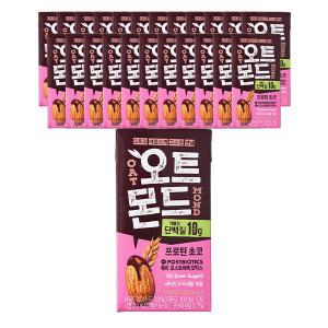 [유통기한 임박] 오트몬드 프로틴 초코, 팩, 190ml, 24개입