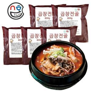 이조푸드 곱창전골 800g x 5봉 냉동 캠핑 밀키트 소곱창전골 식자재