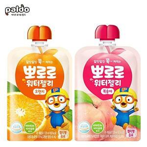 [팔도]뽀로로 워터젤리 120ml 오렌지 복숭아 각 10개입 총20_WB74971