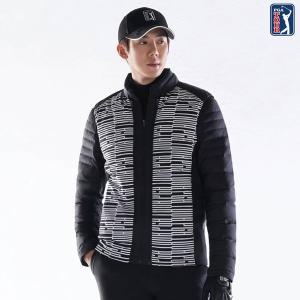 [피지에이투어][PGA TOUR] 남성 시즌패턴 프린트 2in1 다운 재킷(L204DW305P)