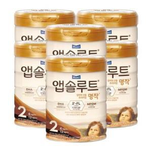 앱솔루트 명작 2FL 분유 2단계 800g 6개