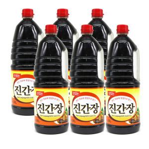 맛있는 진간장 1.8L X6개 /양조 국 간장