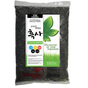 프리미엄 자연흑사 4kg/ 산처리흑사/바닥재/수초바닥재/추천흑사/인기흑사/수족관/열대어/수아쿠아