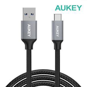 AUKEY 2m USB 3.0 A to C 2중 Nylon USB 케이블 5G CD3