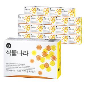 식물나라 비누 캐모마일모이스처, 100g, 20개