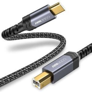 [코드웨이] USB C타입 to B 프린터케이블 5m