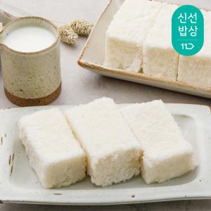 시루조아 우유 가득 백설기, 450g, 3개