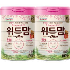 파스퇴르 위드맘 제왕 100일분유 750g(2캔)