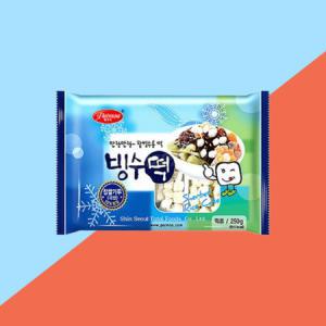 팥모아 빙수떡 250g 1박스 20개 팥빙수 제품