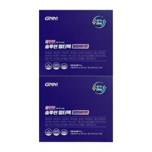 GNM자연의품격 올인원 솔루션 멀티팩 종합비타민 2400mg x 30포 2개 / 써클