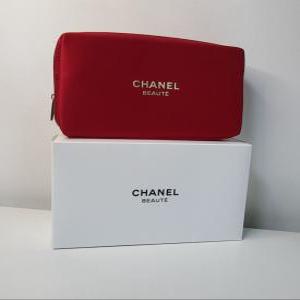 [CHANEL] 샤넬 레드 파우치