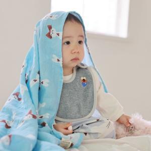 [롯데백화점]르주아유 신생아 유아 유기농 OCS 인증 TOTI KIDS Blanket 거즈 겉싸개 애착이불