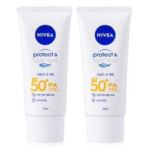 니베아 선프로텍트 선세럼 90ml 2개 SPF50+ PA+++ / 눈시림없는