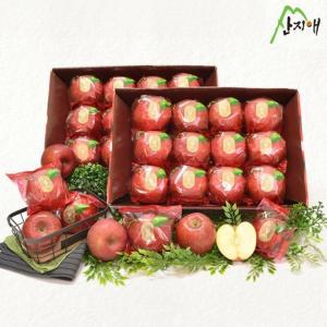 [2024햇사과] 산지애 씻어나온 꿀사과 3kg 2box (중대과)