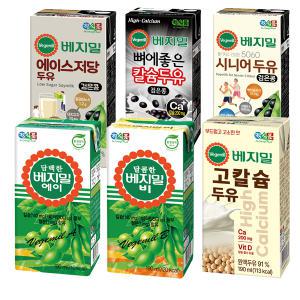 베지밀 뼈에좋은칼슘 검은콩 두유 190ml 32팩 /담백한A/ 달콤한B/검은콩/시니어/에이스